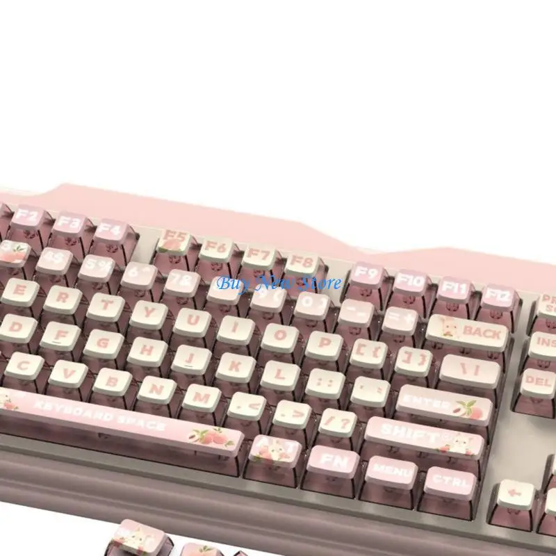 

20ce pbt милые мультипликационные игры с клавишные клавиши 116 Кейки Механические клавиатуры пудинги прозрачные клавишные