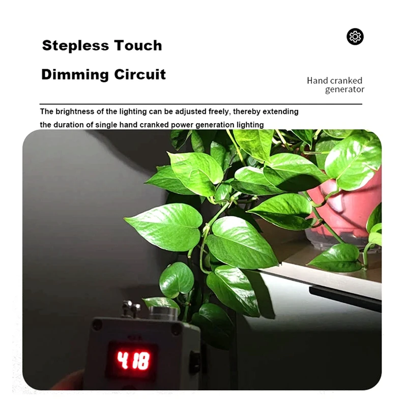 ABRE-Portable Hand Crank Generator USB 5V/5W Small Charging Treasure Outdoor Mobile Phone Emergency Survival Generator