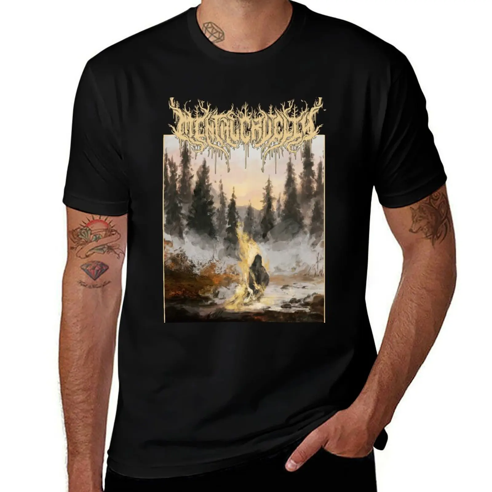 T-shirt Mental Cruelty King Ov Fire, t-shirt de sport basique à manches courtes