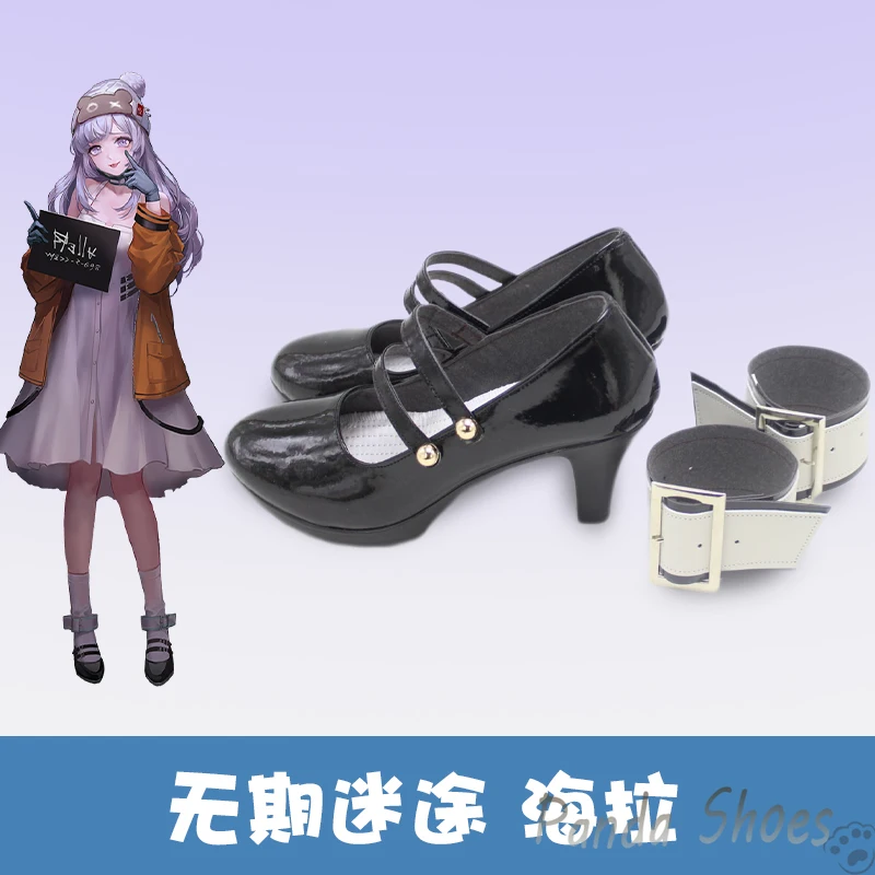 Path To Nowhere Hella Cosplay Shoes Anime Game Cos Comic Cosplay Costume Prop Shoes for Con Halloween Party