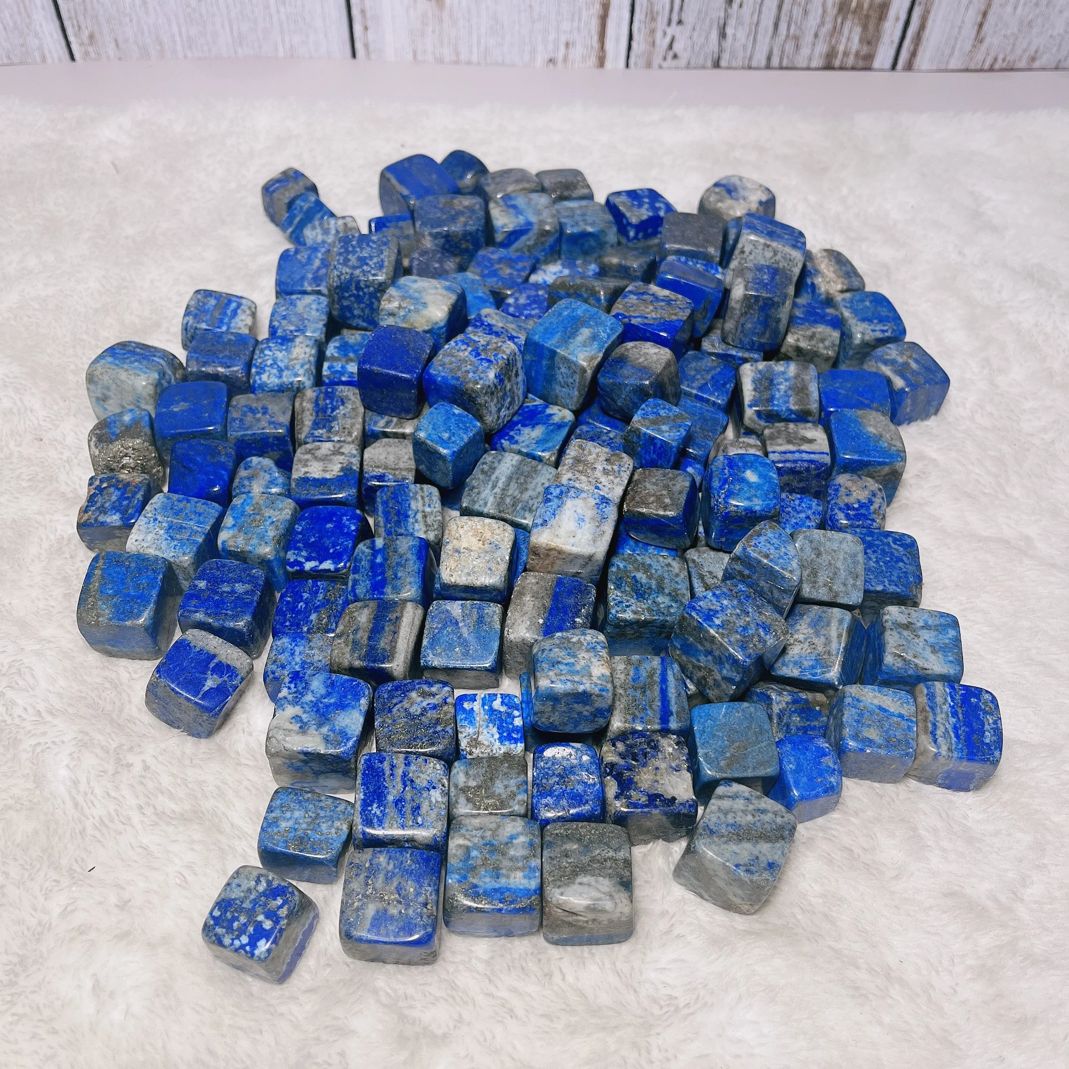 Natural Crystals Lapis Lazuli Tumble Cube High Quality Home Decorations Polished Mineral Energy Gift