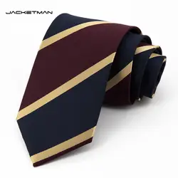 Jacketman Tie Men Korean Edition Blue Fashion Orange Twill Vintage Professional Formal Dress Business Wide 8cm Style