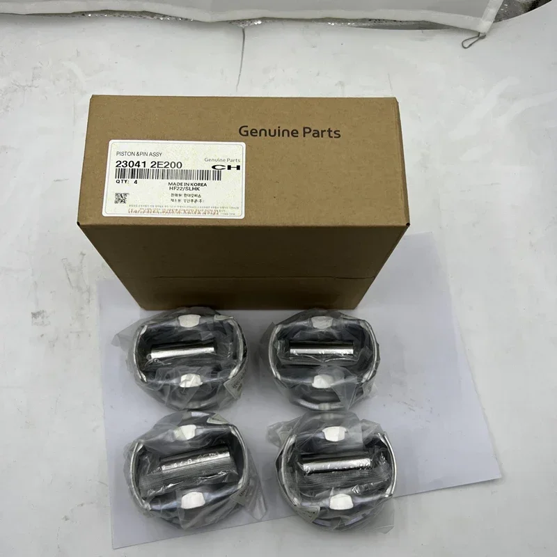 4Pcs Piston Set For Hyundai Kia IX35 G4NC 2.0L 16V 230412E200 23041-2E200