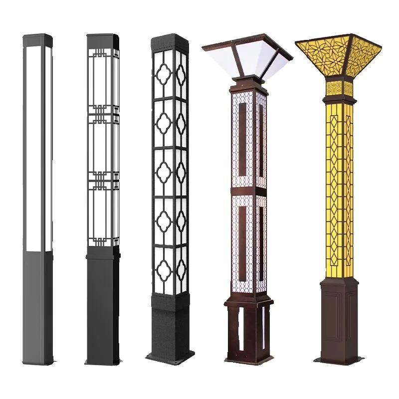 

New Chinese landscape light outdoor LED garden light 3 meters garden community road