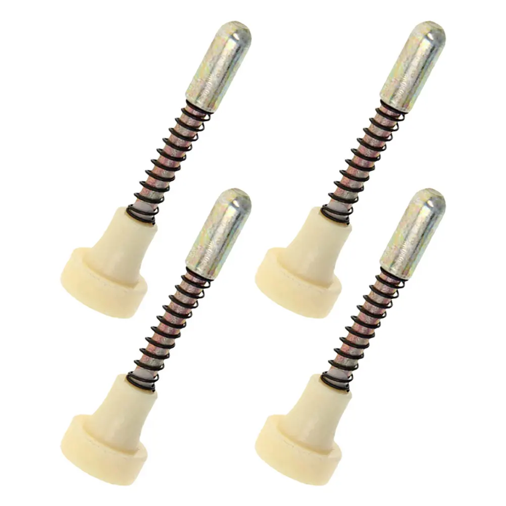 

4pcs Stainless Steel Spring Loaded Latch Plunger Lock For Crib Cabinet Furniture Easy Installation Bed Frame Support Bed