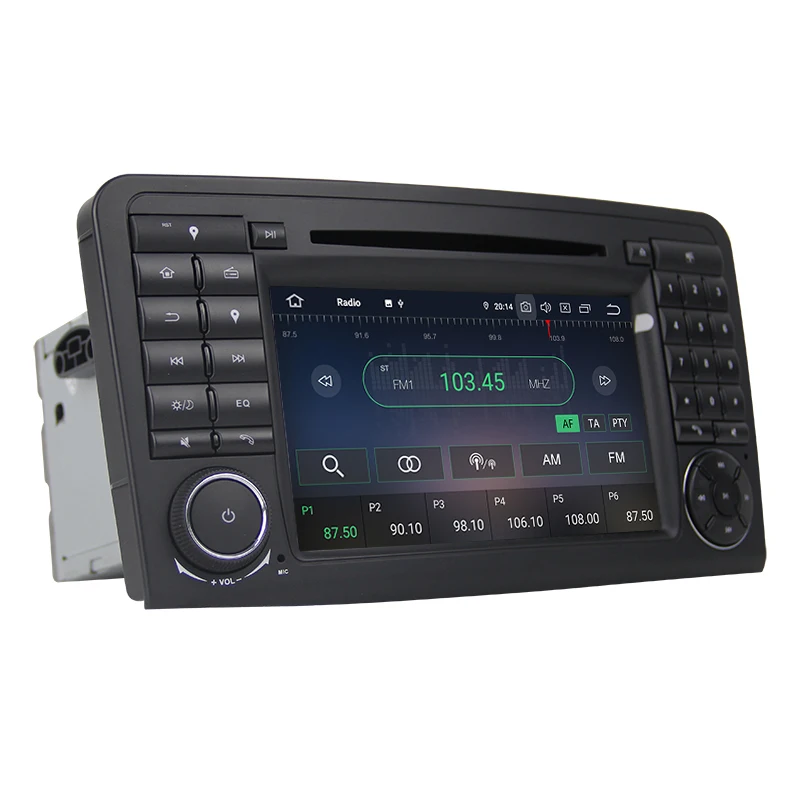 7 "Android11.0 RK PX5 4G + 64G 8-Core DAB + lettore CD/DVD per auto per Mercedes ML/GL Klasse W164 X164 DSP CarPlay integrato AndroidAuto