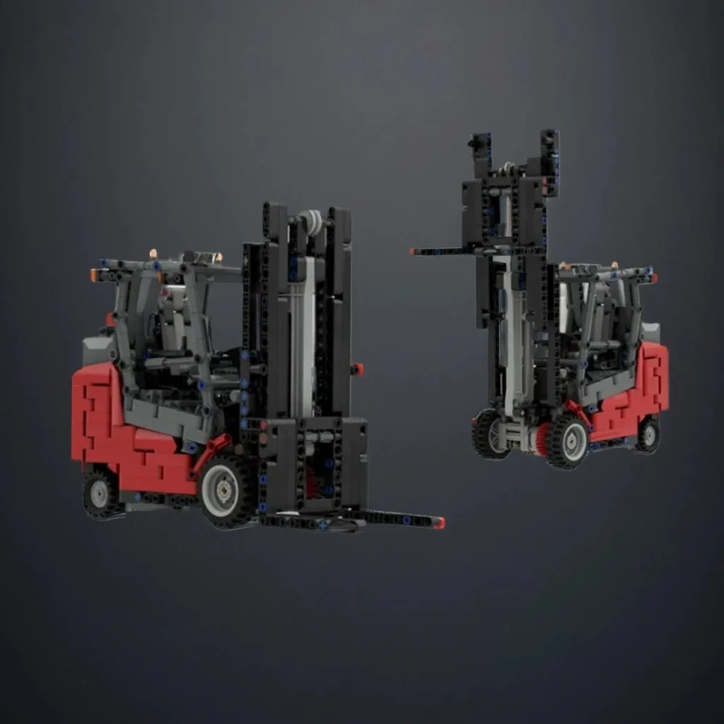 

738 шт. 202001 вилочный погрузчик FL400 MOC промышленный автомобиль образование здание блоки «сделай сам» игрушки на день рождения подарок