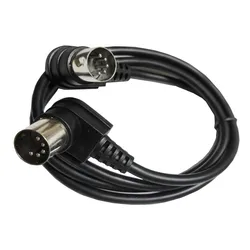 Double 90 Degree Right angle MIDI 5 PIN Male to MIDI 5 Pin DIN Plug to 5 Pin DIN Audio Extension Male din-5pin M/M Cable Adapter