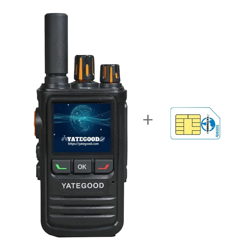

5000km 4G LTE POC Walkie Talkie With High Call Quality Long Distance Walkie Talkie With Sim Card 100km GPS Radio YATEGOOD G220