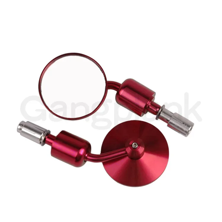 

Motorcycle Retro Handlebar Mirror Round Reflector Rearview Mirror Multi-color Modified Side Mirror Motorbike Reversing Mirror