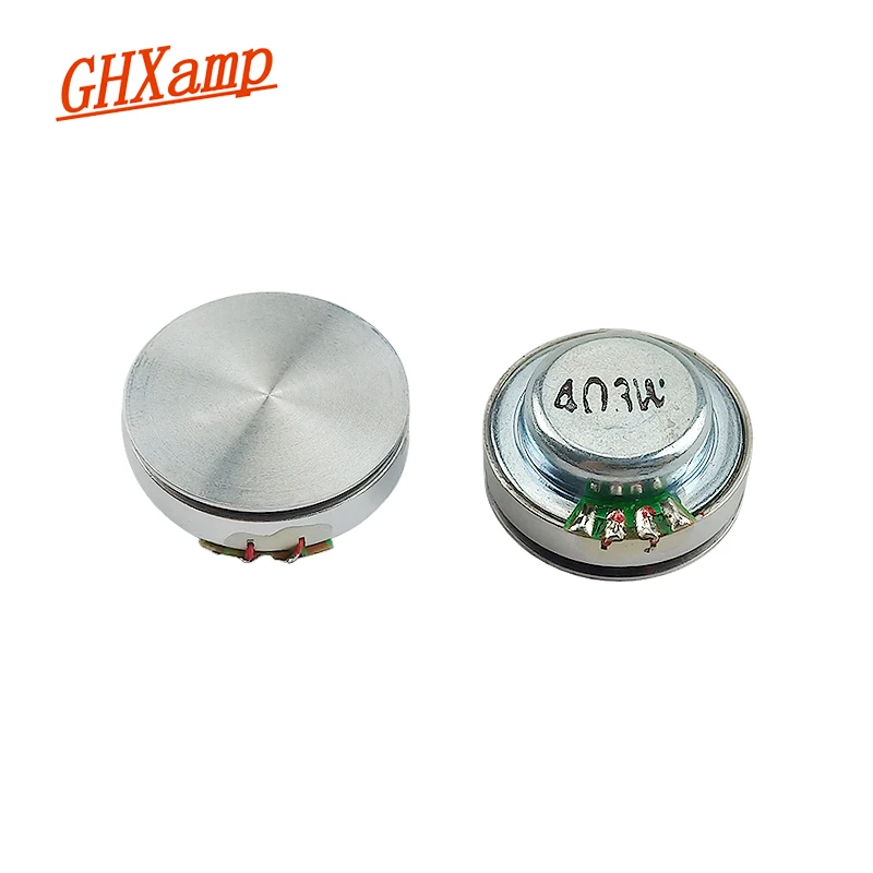 GHXAMP 26MM Resonant Speaker Vibrating Horn NdFeB Magnet Speaker 4ohm 3W for Guitar Genie Use mini speaker 140Hz~20kHz 2PCS