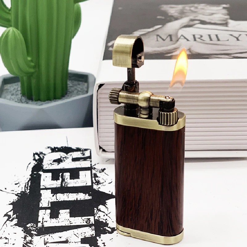 

Pipe Lighter Portable Reusable Oblique Fire Gas Lighter Present for Men