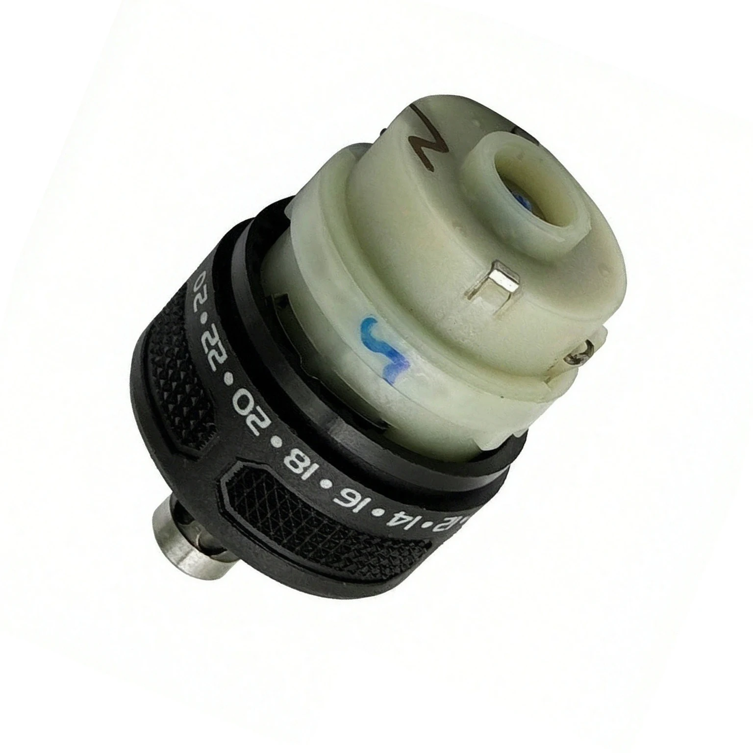 13 Tooth Motor Compatible Chuck Assembly for Cordless Drill For quick Release Design 6.35mm Hex Output Shaft Black