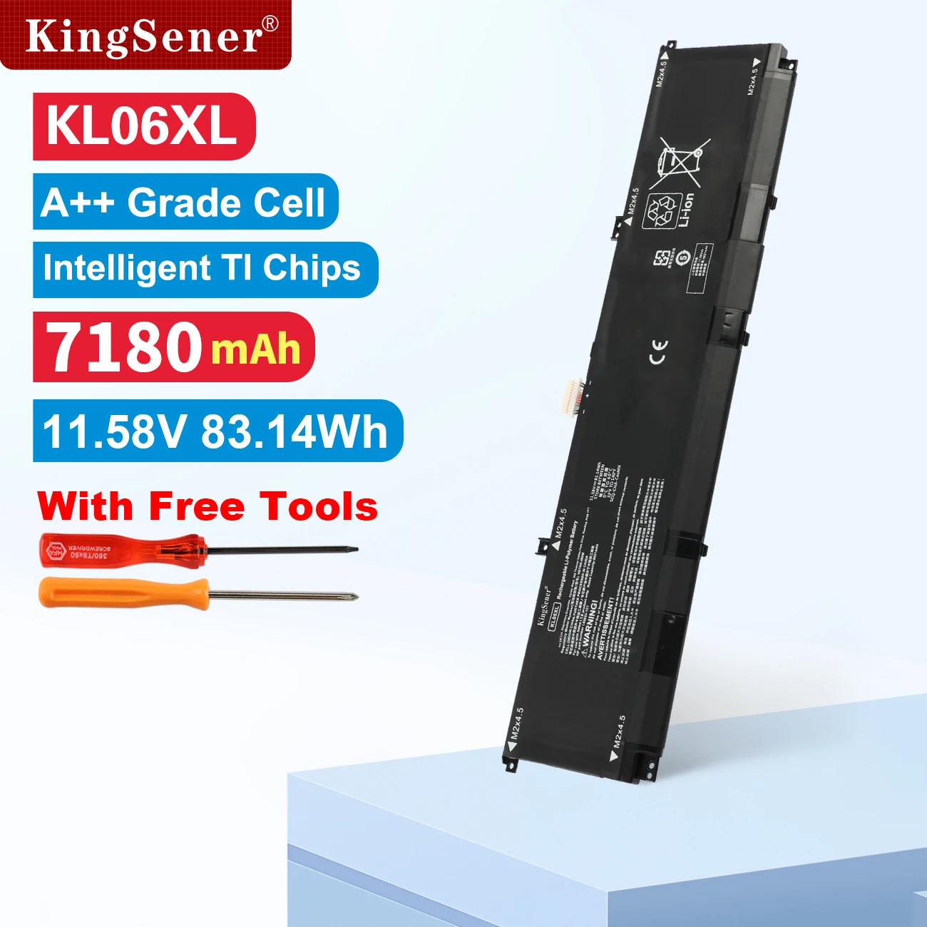 KingSener KL06XL Laptop Battery For HP Envy 15-EP0000NS 15-EP0000NU 15-EP0001NK 15-EP0098NR Series HSTNN-IB9M 7180mAh