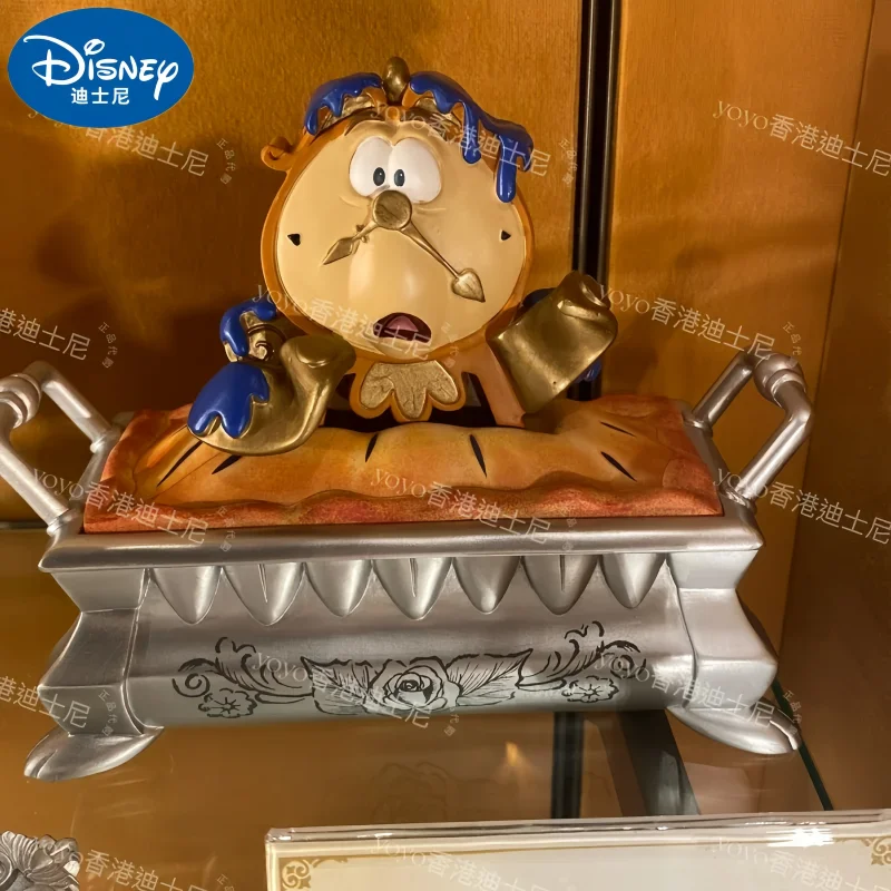 

Disney Beauty And The Beast Cogsworth Mr Jam Action Figure Koleksi Figurine Mainan Anak Model Untuk Anak-Anak Model Gift