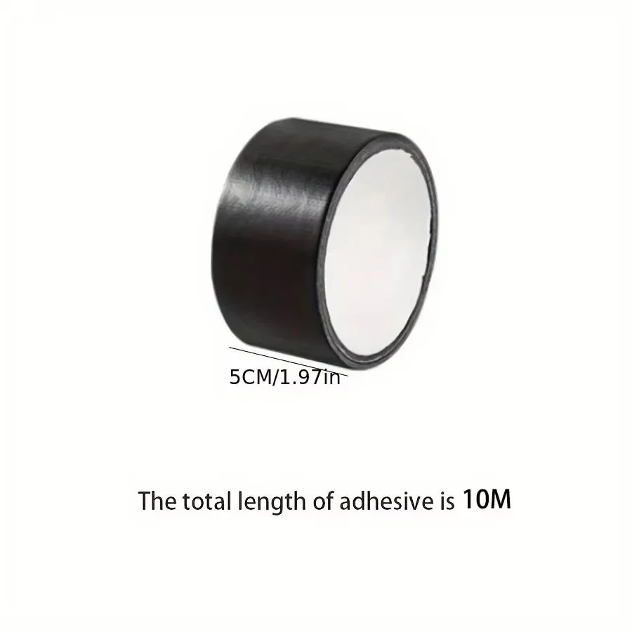 YITAPE Hochleistungs-Klebeband Schwarz 4,5cm*20M Stark Haftendes Wasserdichtes Gewebeband Rückstandsfrei für Innen- und Außenreparaturen Abdichtung