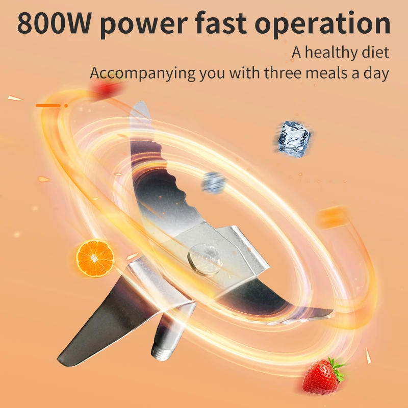 Sokany 4 in 1 Stainless Steel Blades Multi-purpose Electric Juice Extractor Easy to Clean