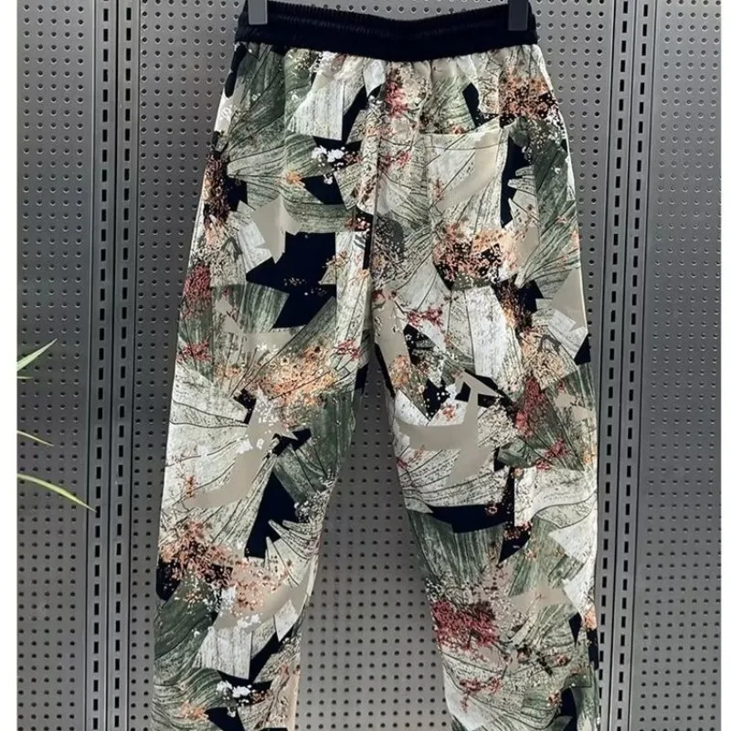Simple Summer Youth Popular Casual Pants Temperament Trendy Men's Loose Pants New Fashionable Brand Sports Pants Mens Clothing