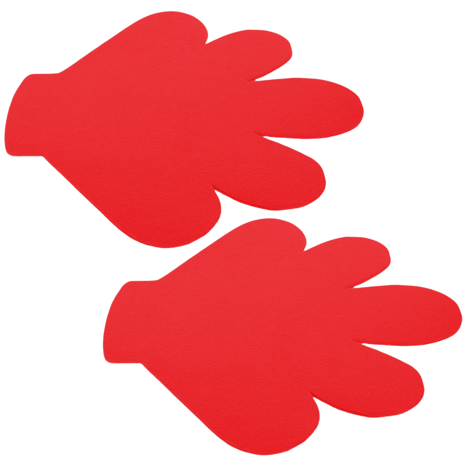 

2Pcs Girls Gloves Cheerleading Hand Flowers Toddler Dress Up Floral Decoration Sports Day Party Supplies Girls Gloves