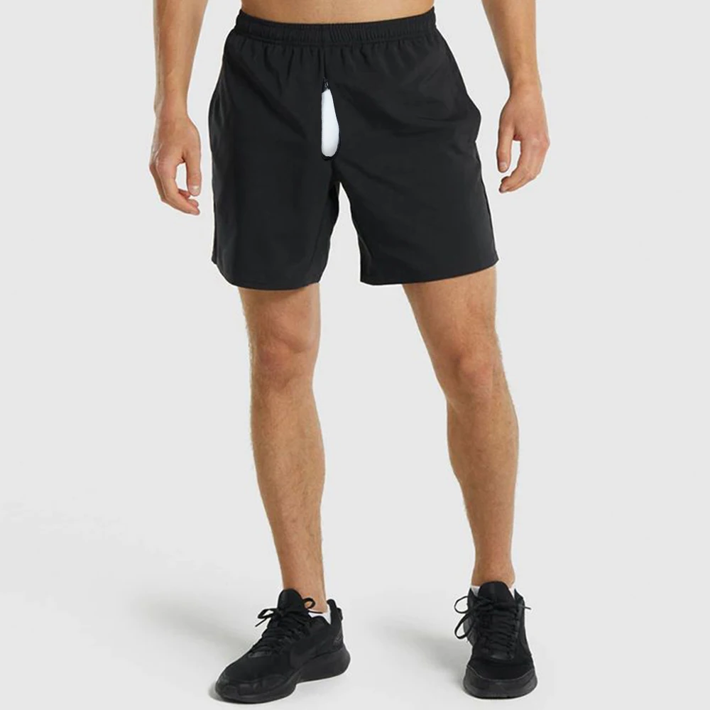 

Summer Extended Zipper Men Running Shorts Fitness Gym Open Crotch Short Pants Joggers