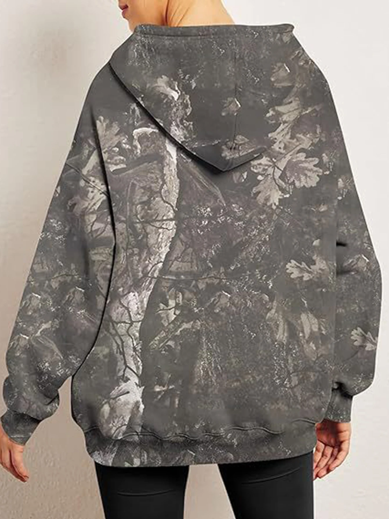 Casual Fit Hoodie Straight Sleeve No Decoration Comfortable Style Women's Top Garment Casual Fashion Upperwear