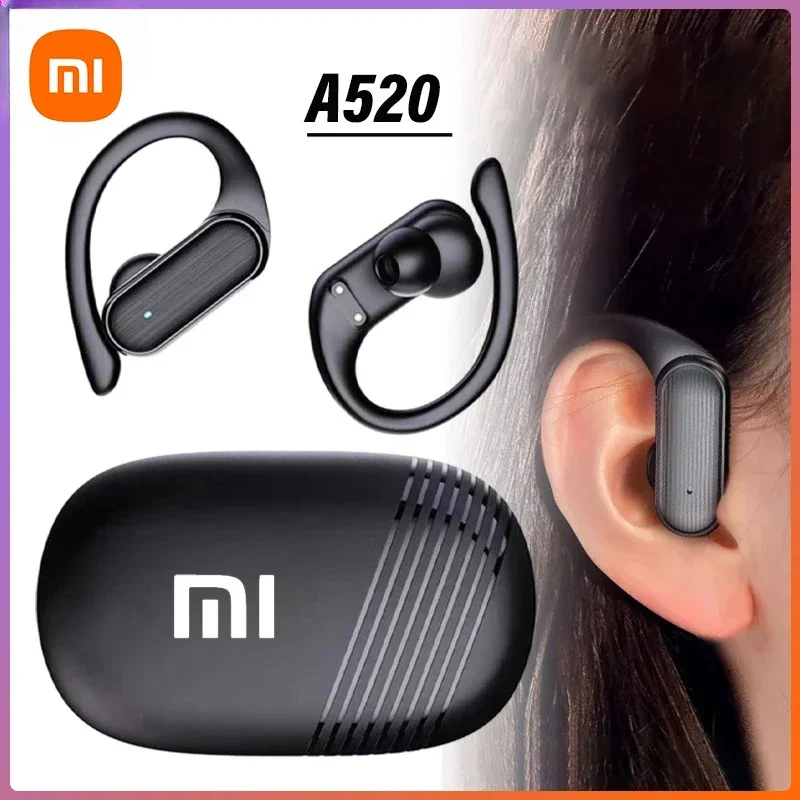 Xiaomi Touch Control Bluetooth 5.3 Headsets HiFI Stereo Waterproof Earphones Wireless Sports Headphones with Microphone for A520