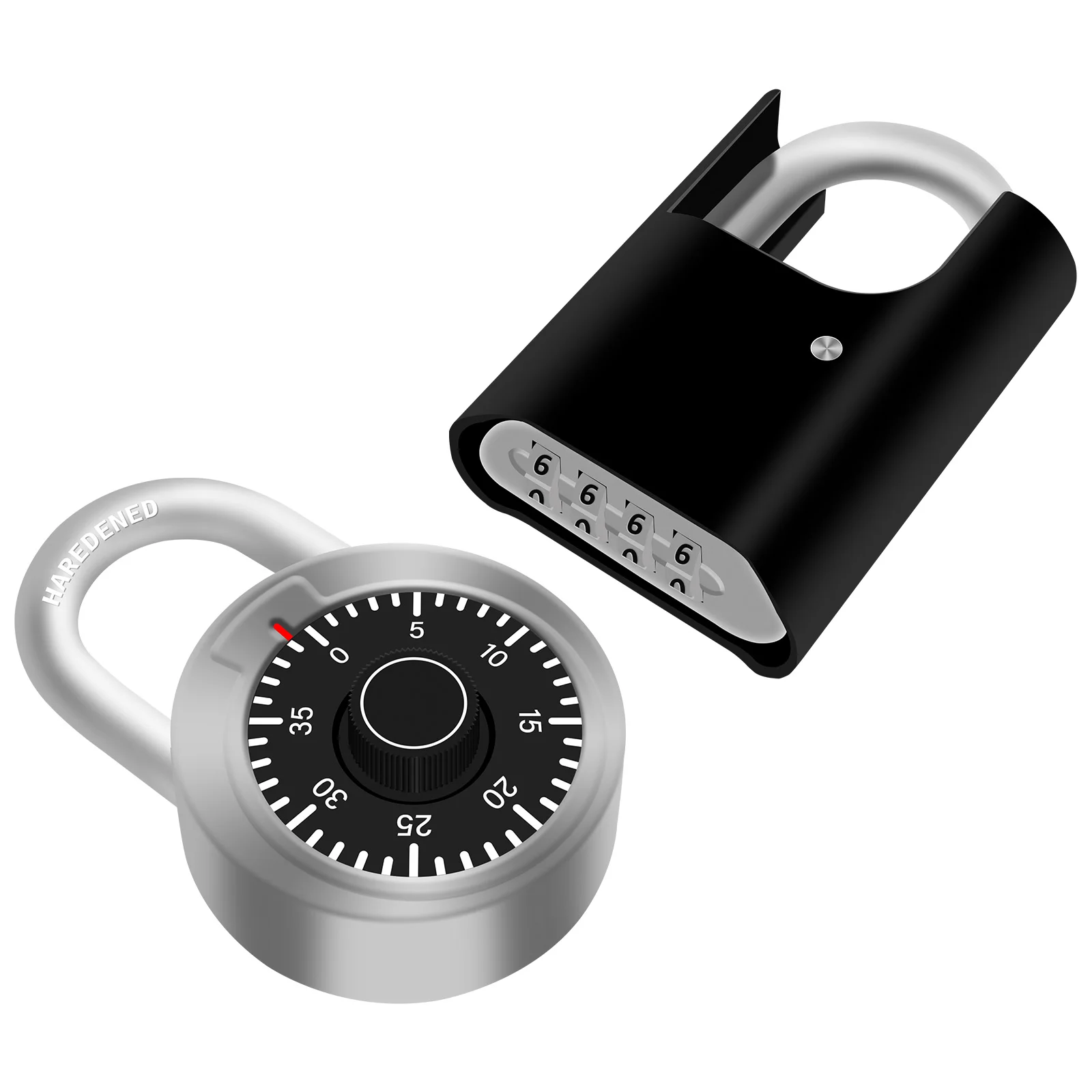 2 قطعة قفل مجمع في الهواء الطلق تصميم قفل مانع لتسرب الماء لكلمة المرور المخفية وأمن عالي للخزانة والمنزل والمدرسة والمرآب #1