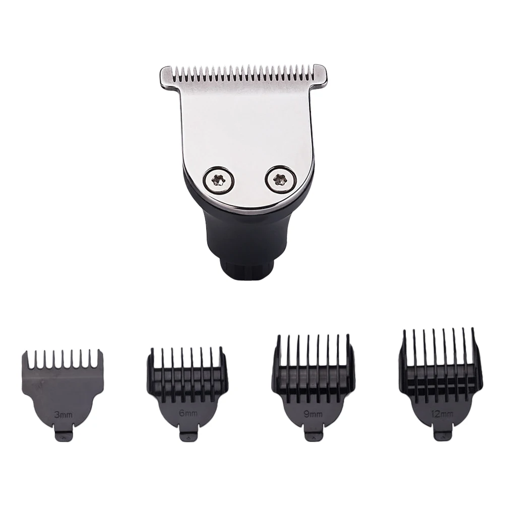 

1pc Clipper Beard Cutter Clipper Head 4 Combs Electric Beard Shaver Replacement Waterproof Razor Trimmer Durable Metal Hair