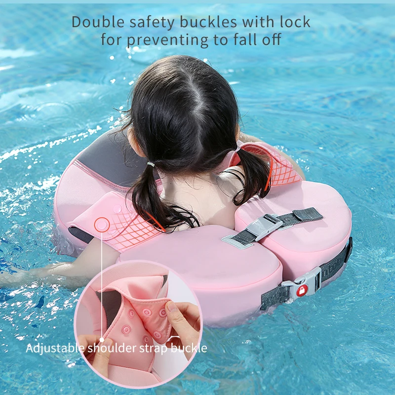 Swimming Coach Swimming Ring New Multi Style Non Inflatable Safe Floating Relaxation Children Waist Swimming Ring Birthday Gift