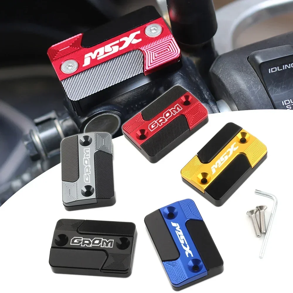 Front Brake Fluid Reservoir Cup Cap Cover Motorcycle Decorative Accessories For MSX125 GROM125  MSX 125 GROM 125