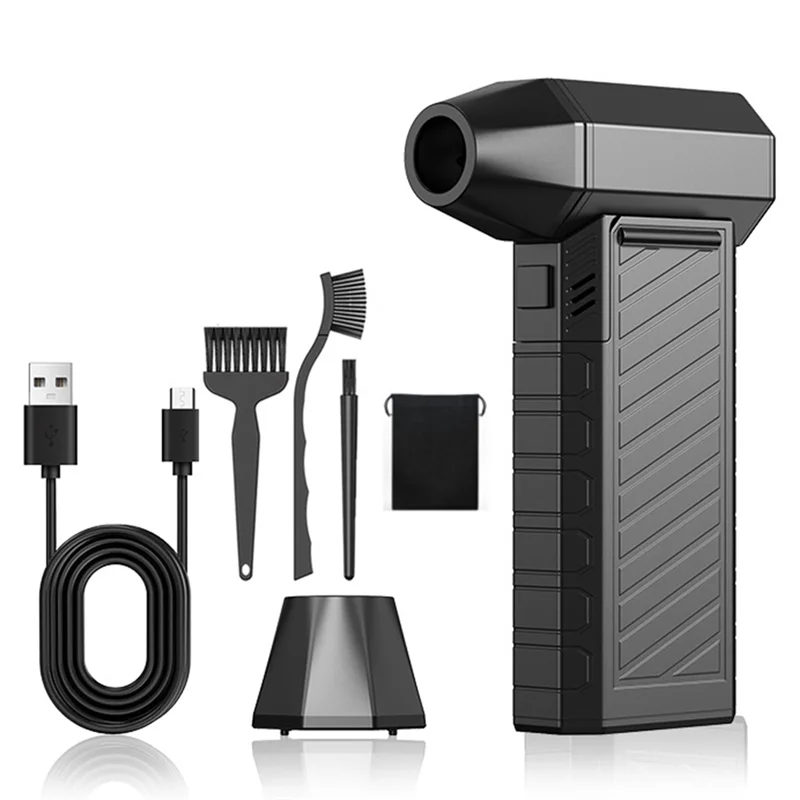 

AB45 Новый мини-вентилятор 130000 об/мин Скорость ветра 55 м/с Бесщеточный двигатель Ручной канальный вентилятор Вентилятор