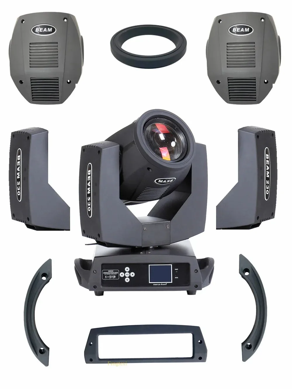 R7 5R Arm Cover House Small Louver and Display Side Cover Beam 200/230/260 Moving Head Cover Housing