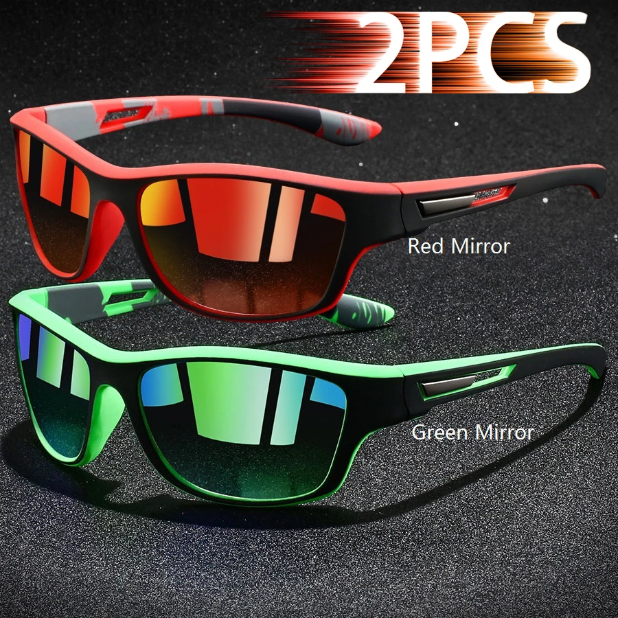 Modische Vintage-Sonnenbrille für Radfahren, Angeln und Sport - Unisex-Sonnenbrille für Laufen, Radfahren und Bergsteigen – Detail 20