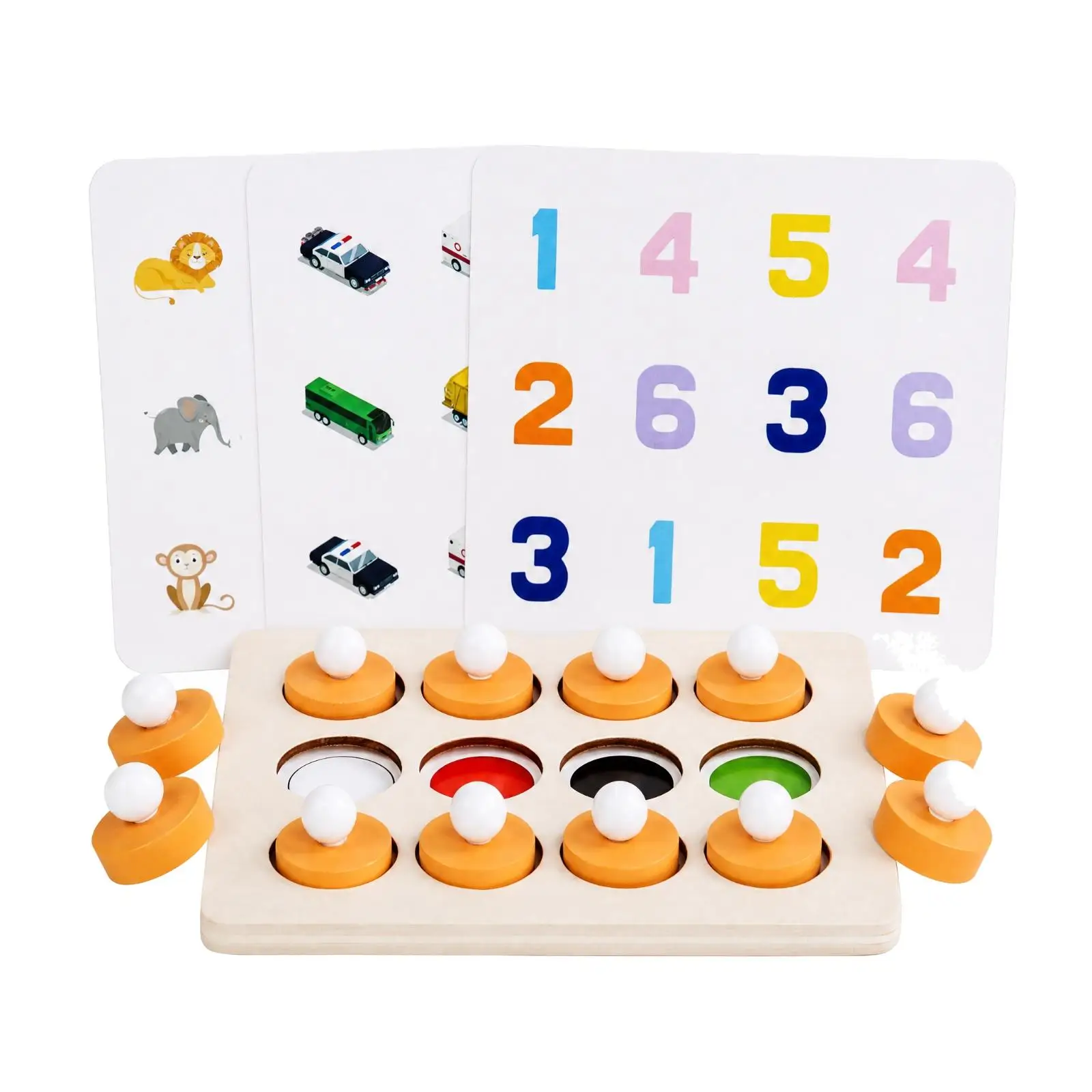 Children Wooden Memory Game Puzzle Toy Montessori Educational Matching Game for Kids
