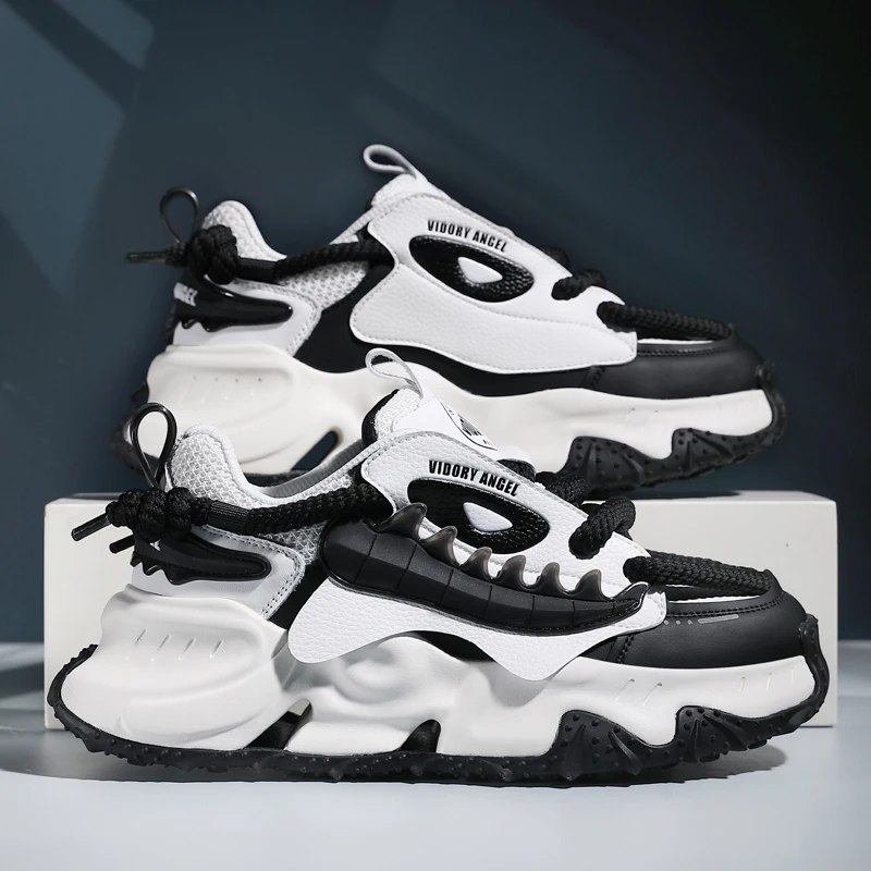 

Men's shoes 2025 new spring and autumn sports shoes, durable and lightweight running shoes, breathable for teenagers, middle sch