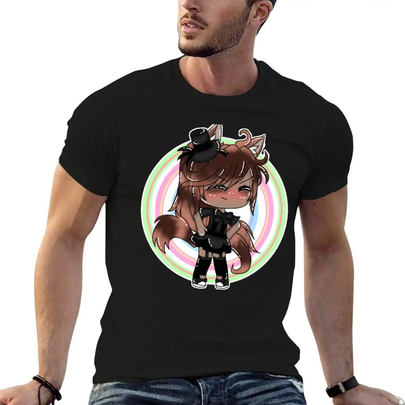 

Lisa bad girl, Gacha Life, Gacha Club T-Shirt g man t shirts for men man t shirts cotton T-Shirt