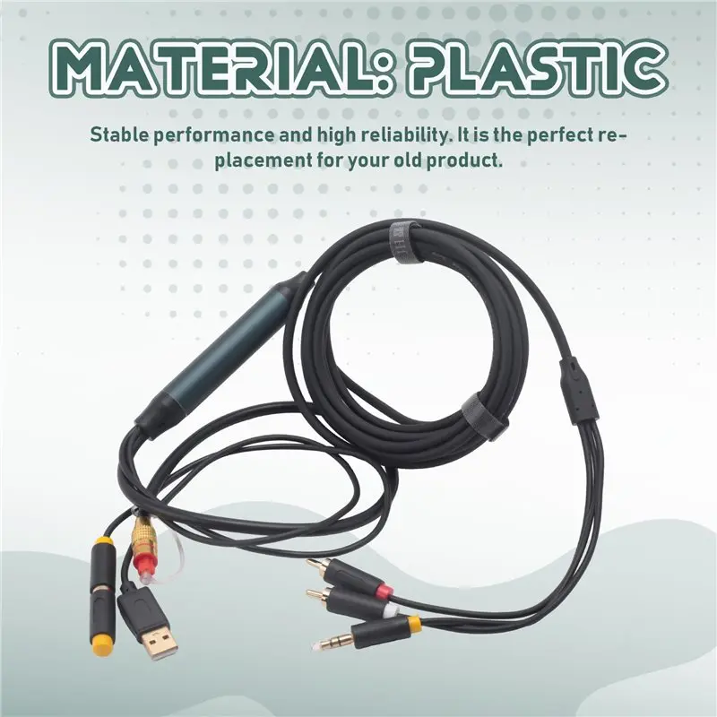 Audio Cable Digital SPDIF/Optical & Coaxial To Analog L/R RCA &3.5Mm AUX Stereo Audio Cable