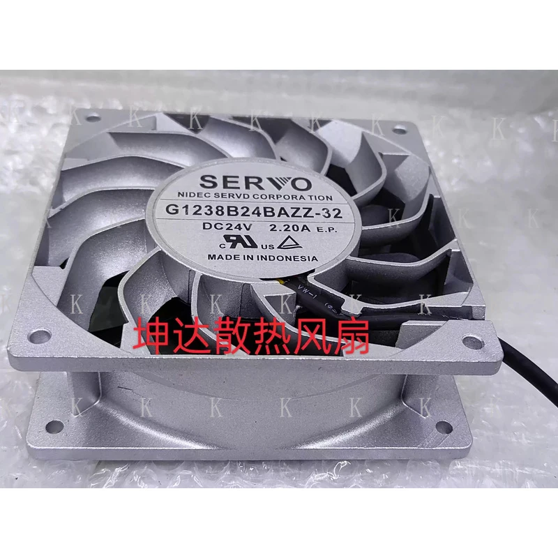 C  FOR SERVO G1238B24BAZZ-3  wbr/  2 DC24V 2.20A 120*120*38MM 4-Wire Inverter Cooling Fan