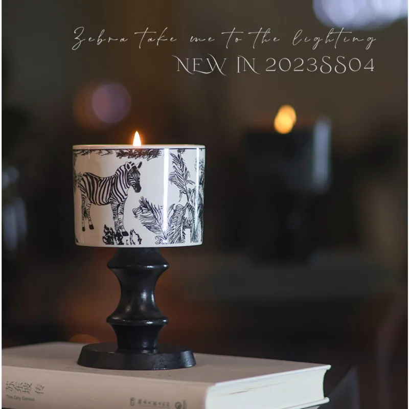 Sophisticated Ceramic Candle Cup, Long-Lasting Fragrance, Stylish Home Decor Element, Ideal for Best Friend's Gift Selection