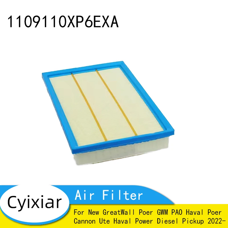

Air Filter for New GreatWall Poer GWM PAO Haval Poer Cannon Ute Haval Power Diesel Pickup 2022- 1109110XP6EXA