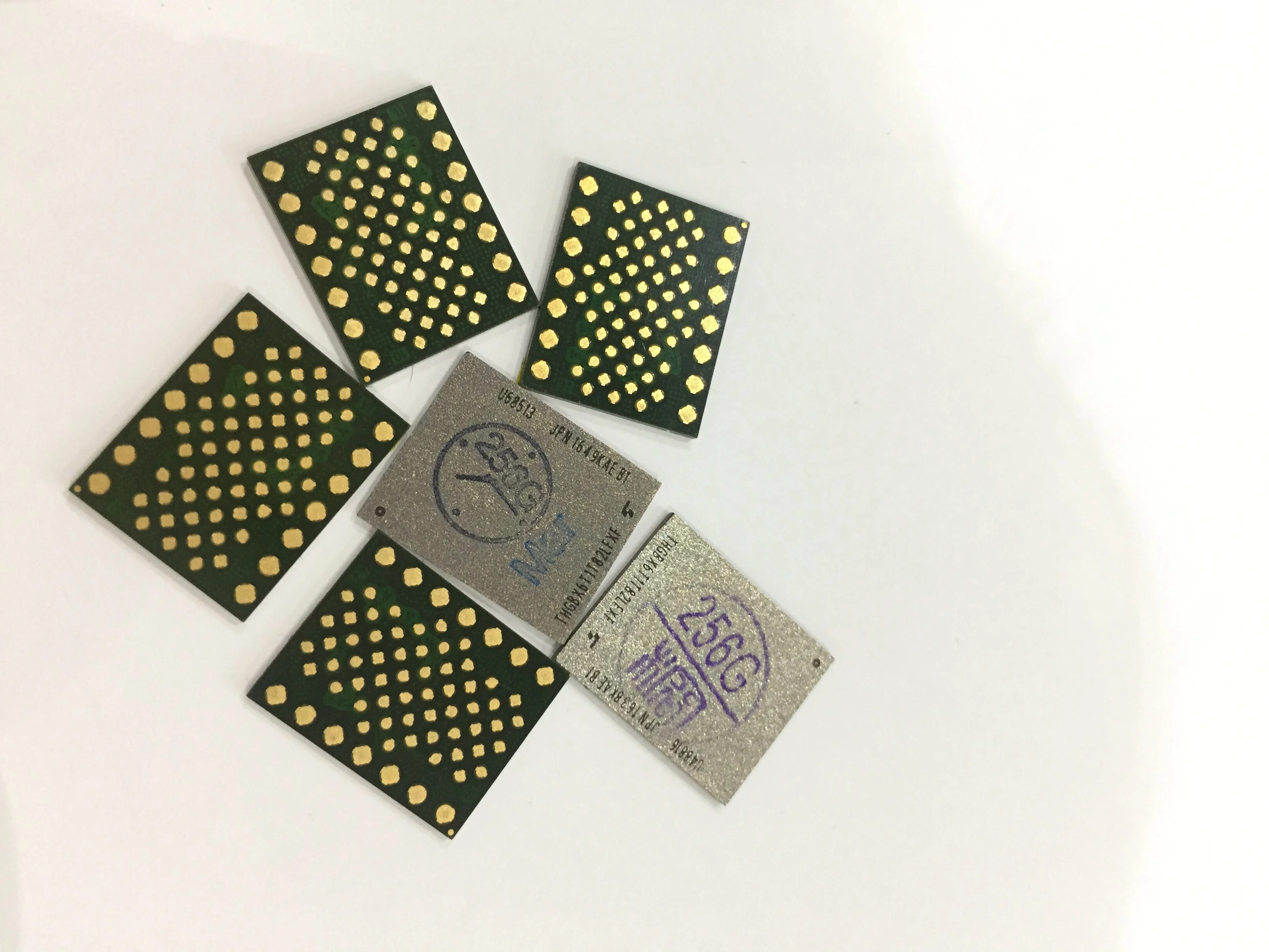 IPhone 6S için 6SP 7 7 artı SE Nand Flash bellek IC 32/64/128/256