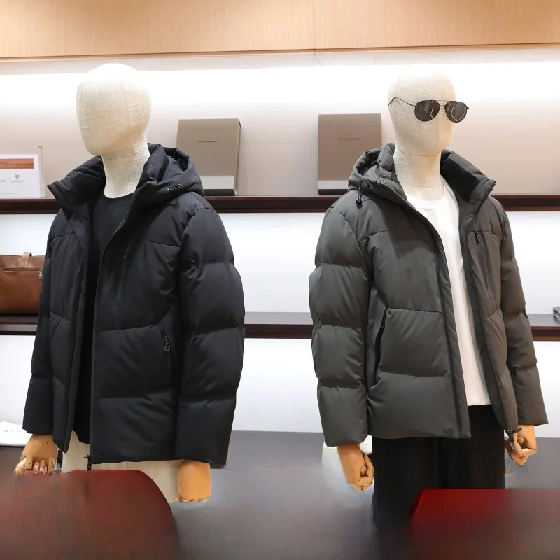 

Утепленная мужская куртка с ионами серебра для отражения тепла, ветрозащитная, теплая, осенне-зимняя, модная, черная