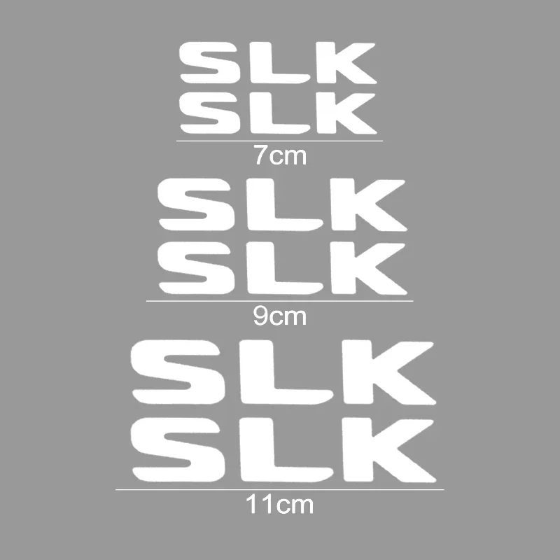 for Mercedes Benz SLK Class R172 R171 R170 6PCS Car Tire Caliper Decal Modified Film Fashion Decoration Sticker Auto Styling
