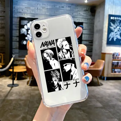 Japanskt anime Oosaki Nana telefonskal till iPhone 16 15 14 13 12 11 Pro Max Mini X XS XR 7 8 Plus 16E SE4 stötsäkert fodral 8 best sales Nana-fallet - №2