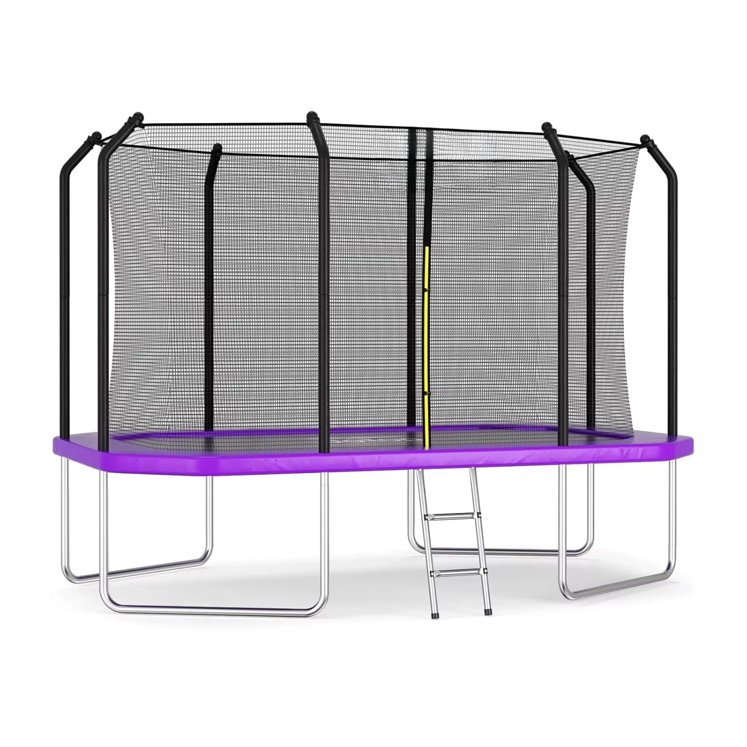 8×14 FT Rectangle Trampoline - Perfect Outdoor Trampoline for Kids - Gymnastics Style Tranpoline with Enclosure Net, Customized