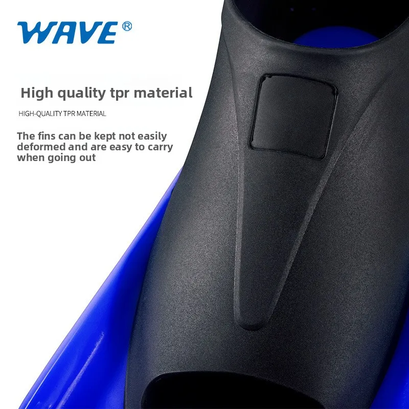 wave professional diving goggles fully dry snorkel  long fins  snorkeling fins  three piece set fins