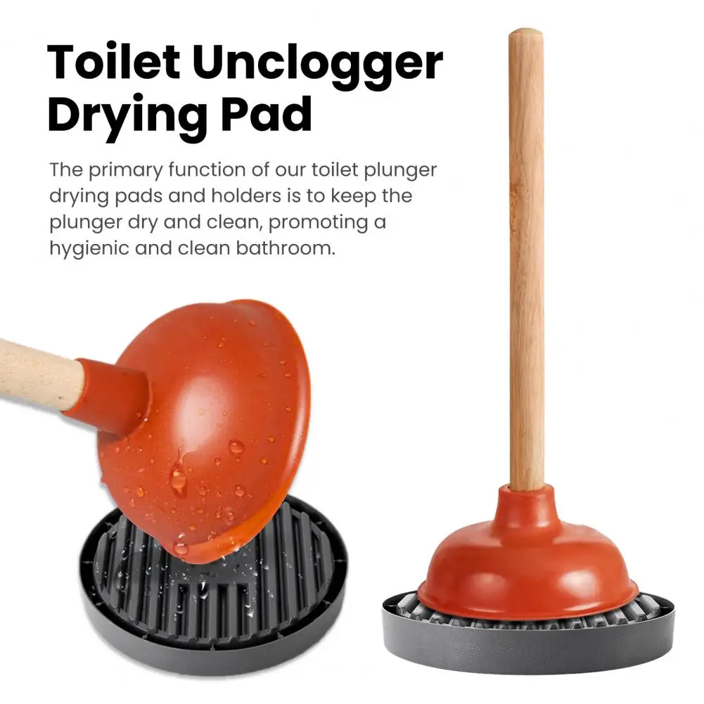 

Toilet Plunger Drying Mat Bathroom Organizers Toilet Plunger Holder Restroom Organizer Supplies Keeps Plunger Clean Pads for Toi