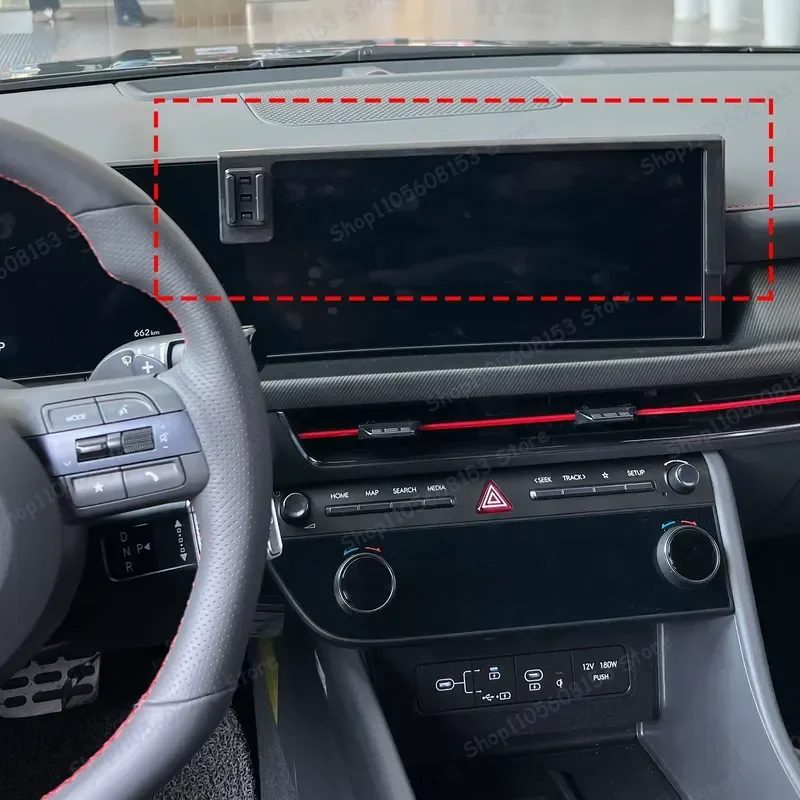 For Hyundai Sonata 2024 2025 2026 N Line For Car Phone Holder Clip On Dashboard Mount Stable No Shake Screen Cradle Auto