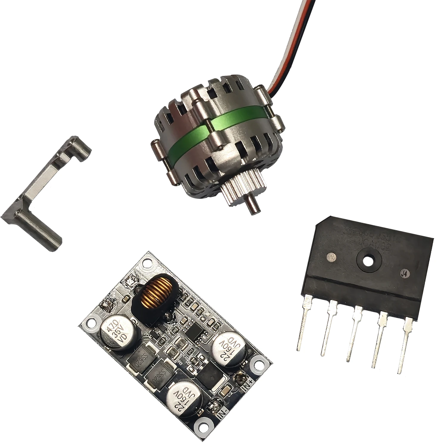 

CISON 68 Вт Micro Simulation Generator Модель Четырехцилиндровый двигатель V8 Модель Аксессуары Блок питания зажигания без батареи