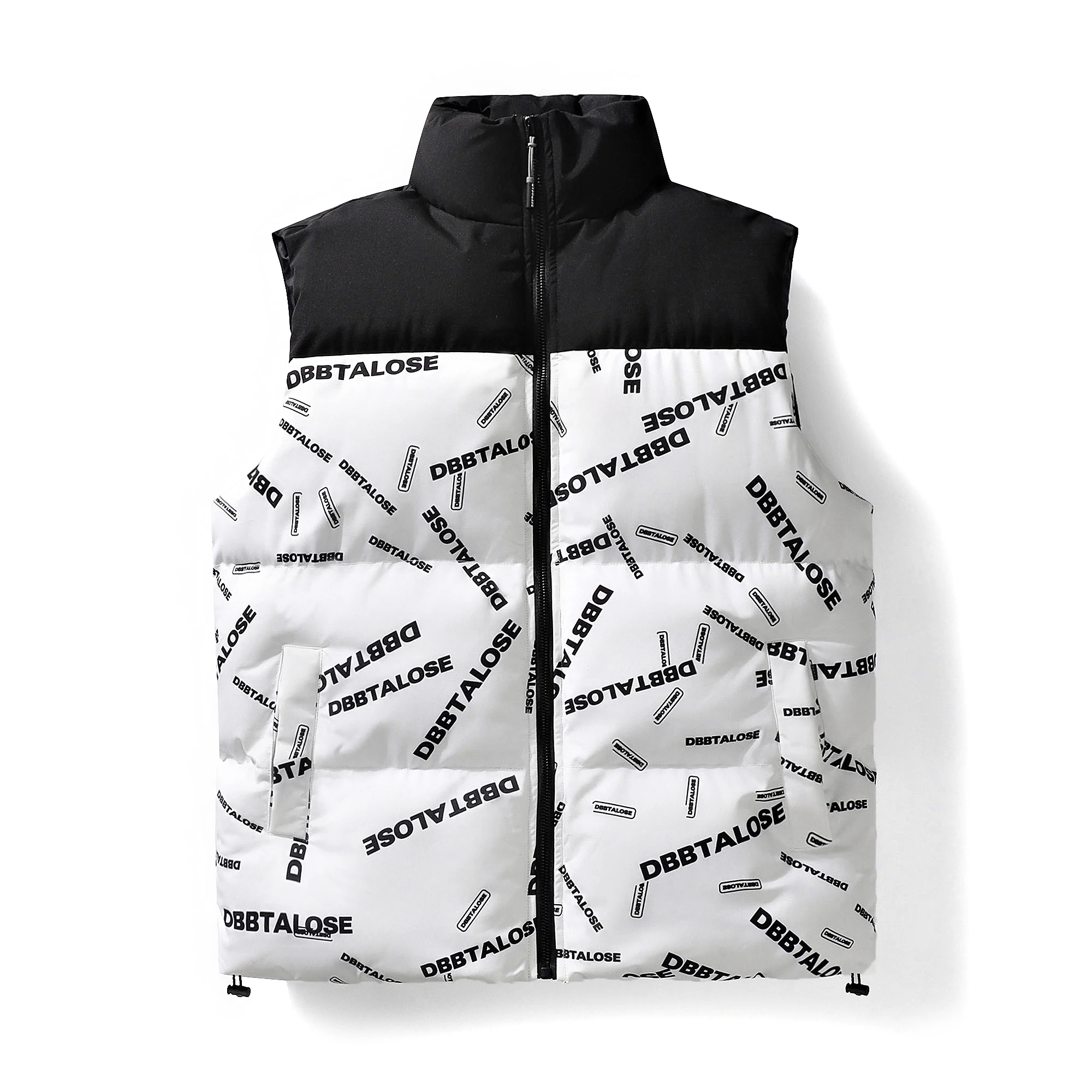 

Осень-зима 2025 г. Новый мужской пуховый хлопковый модный дизайн с плечами из плотного бархата и теплой жилет-стойка